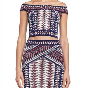 Bcbg Kayann top & Leger skirt combo